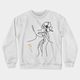 beautiful girl  T-Shirt Crewneck Sweatshirt